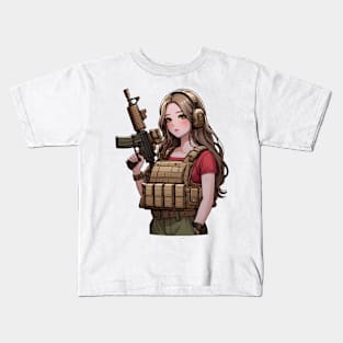 Tactical Girls' Frontline Kids T-Shirt